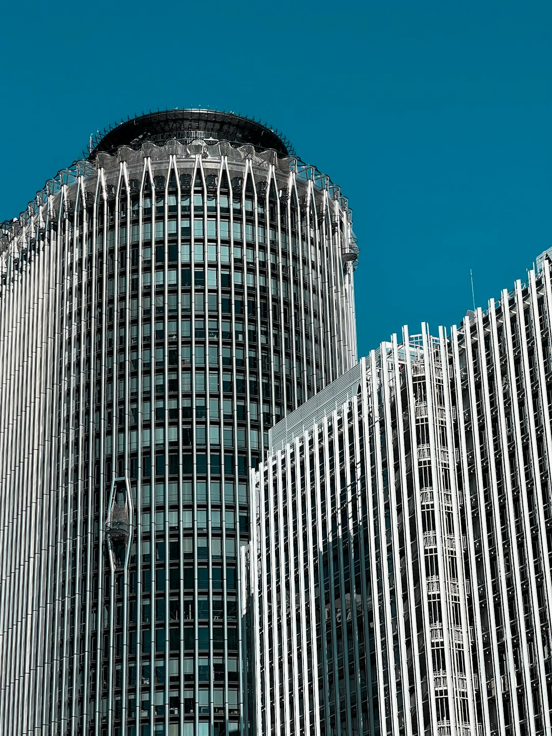 Torre Europa and Edificio Cadagua in Madrid, Spain
