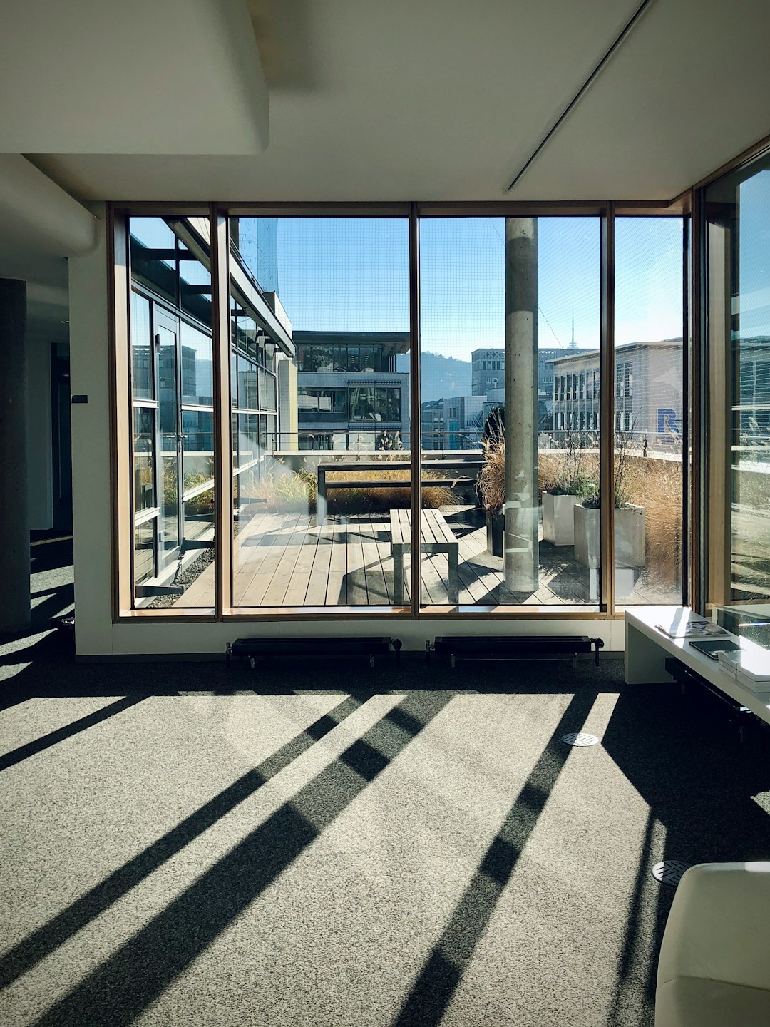 Boring town, nice office though.